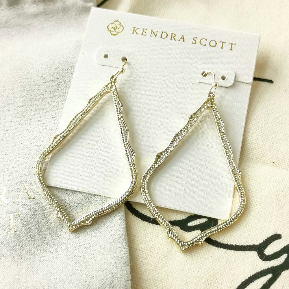Kendra Scott Drop Earrings - Sophee - Gold